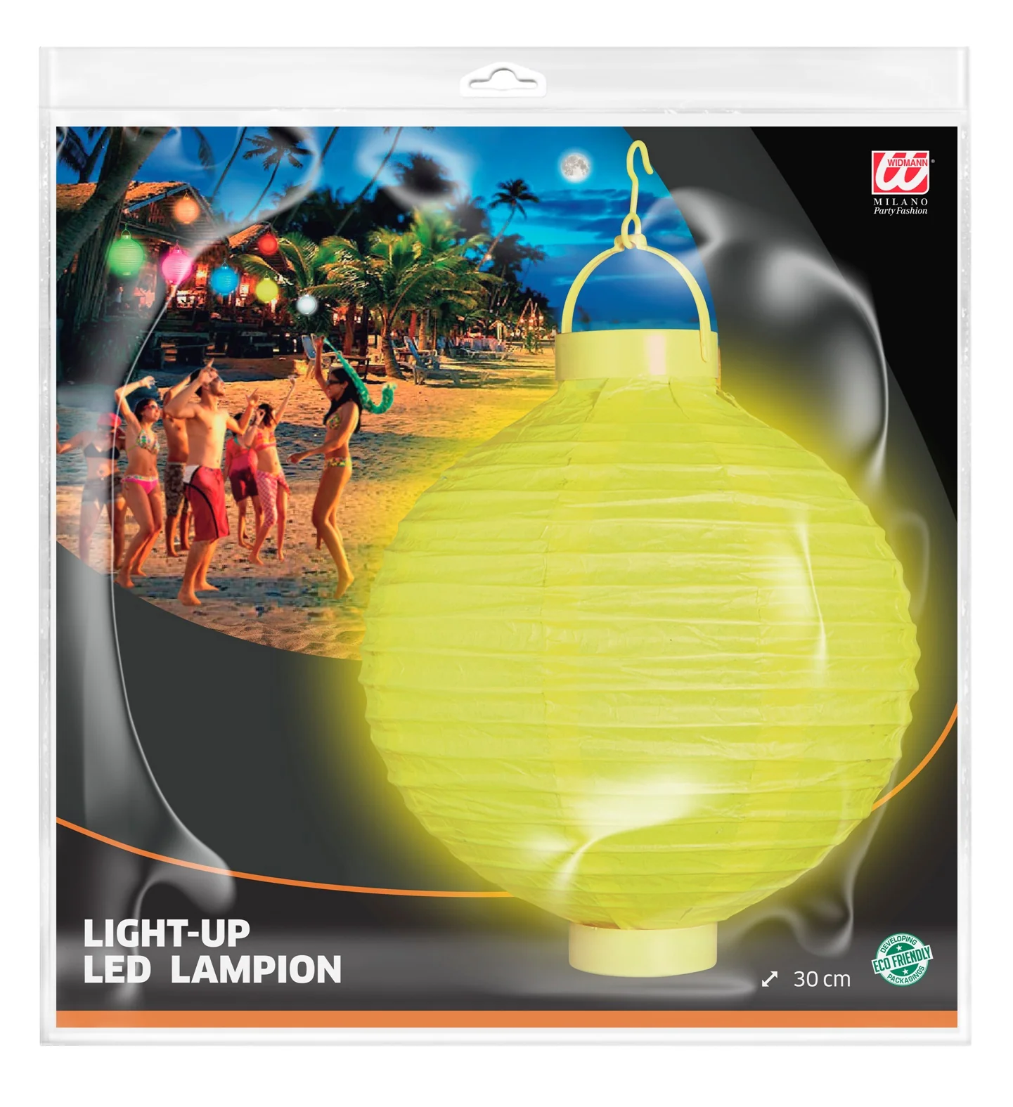 Lampion Met Licht 30Cm Geel - Image 4