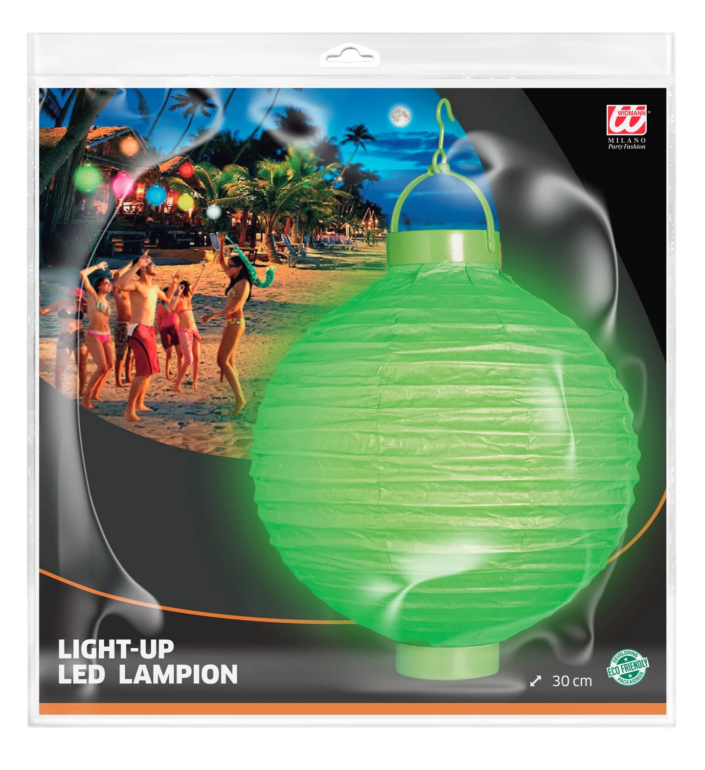 Lampion Met Licht 30Cm Groen - Image 4