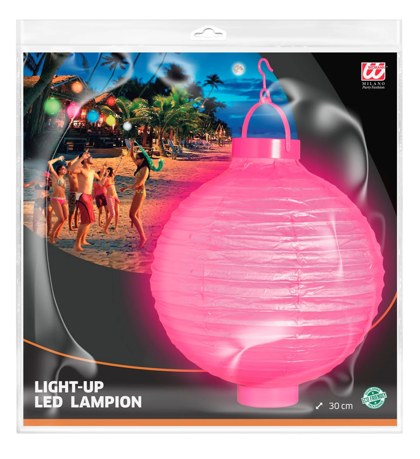 Lampion Met Licht 30Cm Roze - Image 4