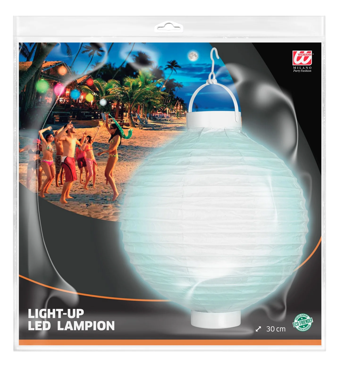 Lampion Met Licht 30Cm Wit - Image 4