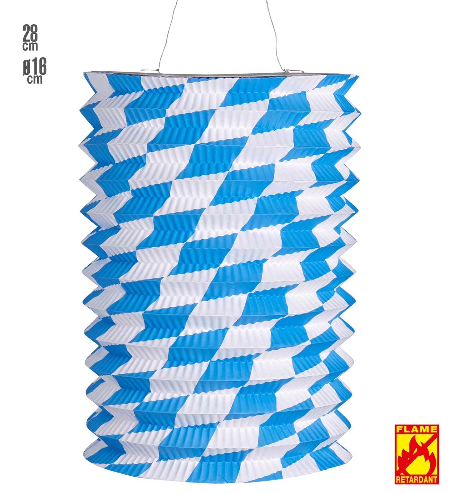 Lampion Wit/Blauw Bv - Image 3