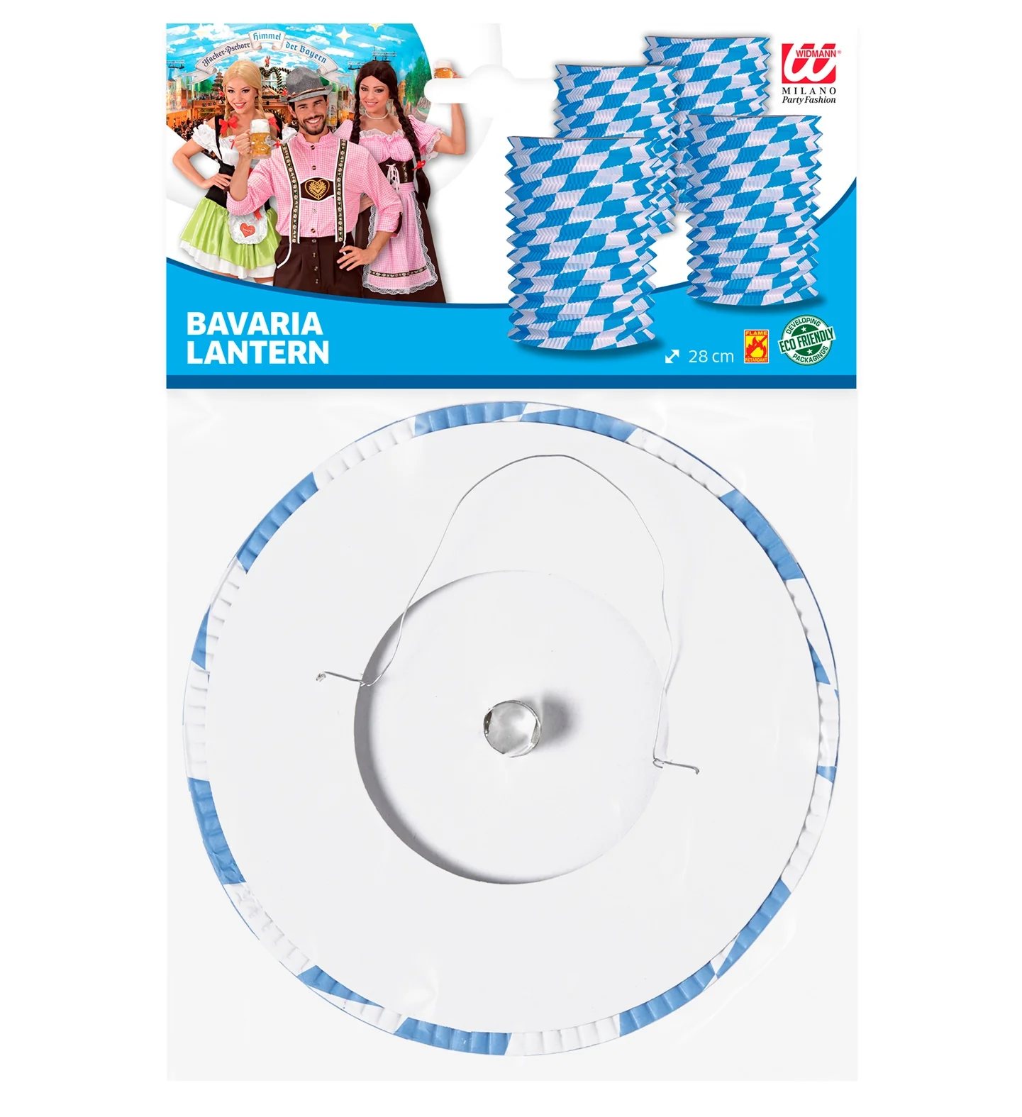 Lampion Wit/Blauw Bv - Image 4