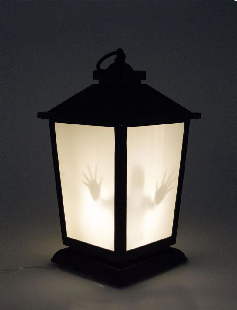 Enge lantaarn met licht en geluid 36x17cm - Image 2