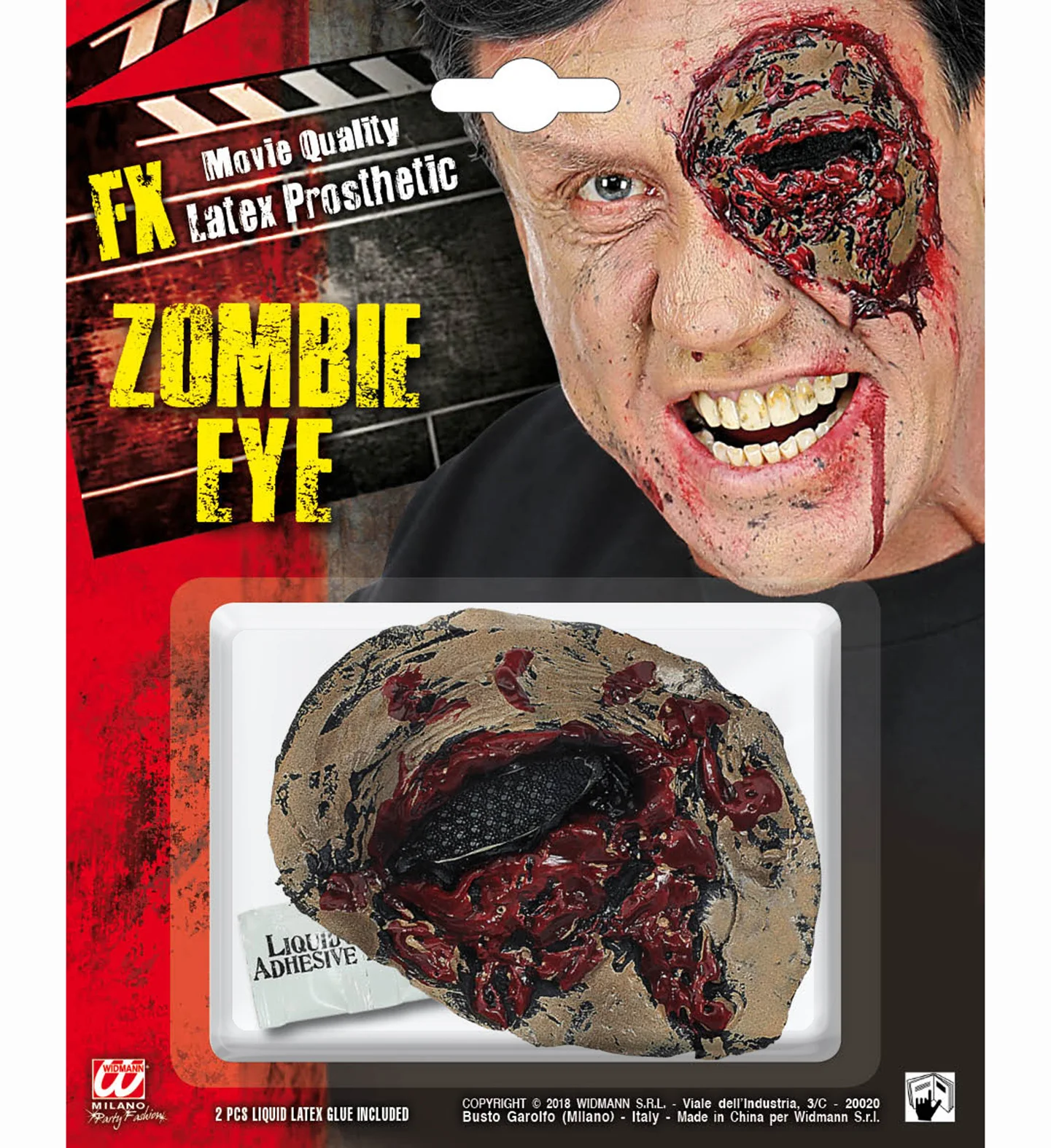 Latex zombie oog wond - Image 5