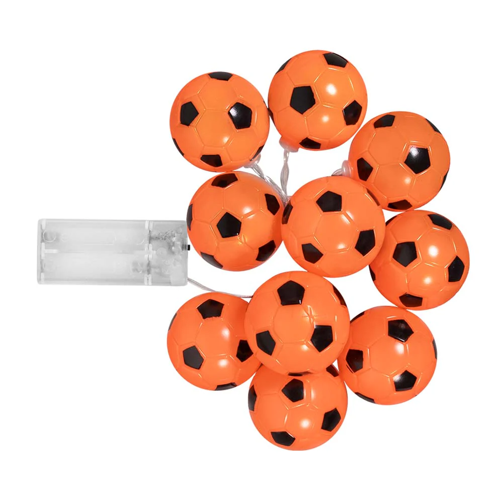 LED lichtsnoer Voetbal oranje - Image 3