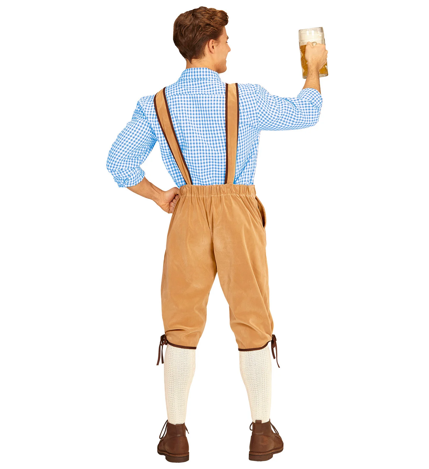Lederhose Beiers beige - Image 3