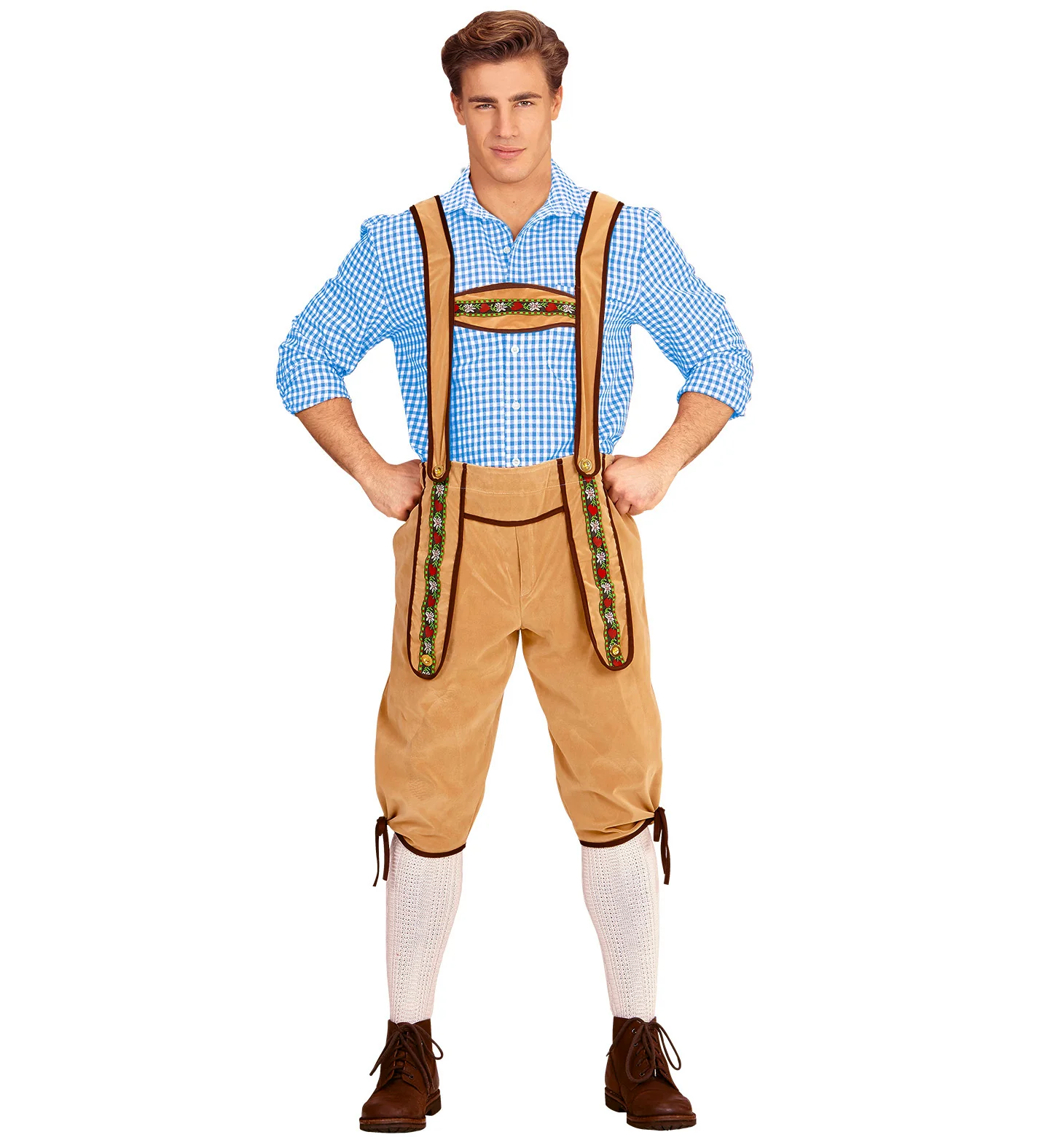 Lederhose Beiers beige - Image 4