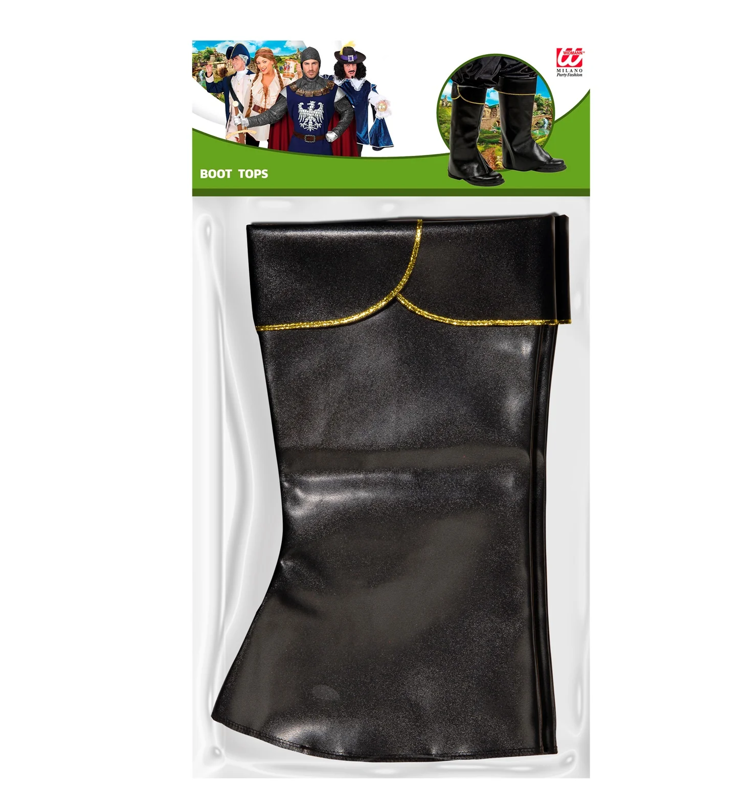 Lederlook opzetlaarzen deluxe - Image 4