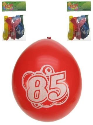 Leeftijd ballonnen 85 jaar