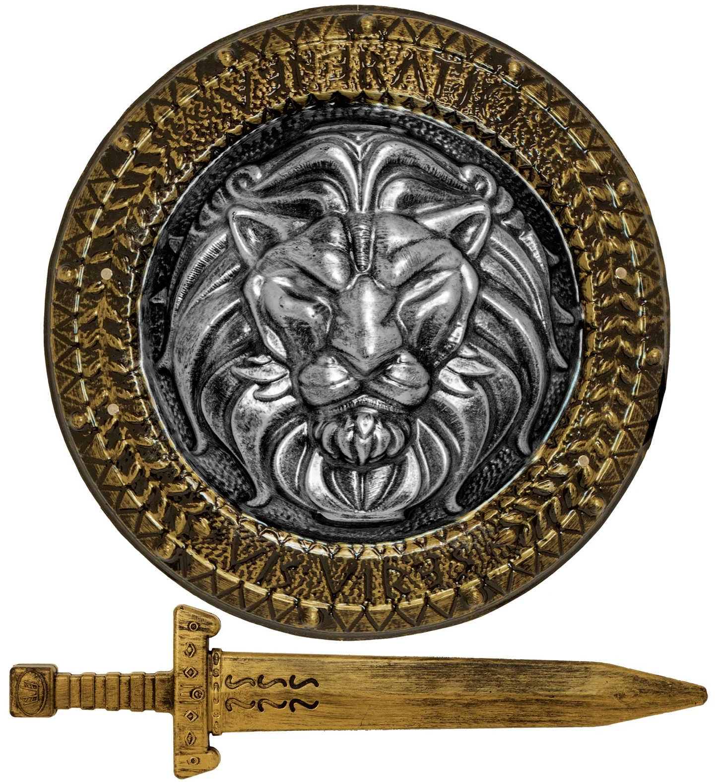 Leeuwenhart schild en zwaard