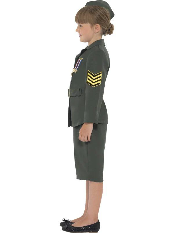 Leger officieren kostuum meisje - Image 3