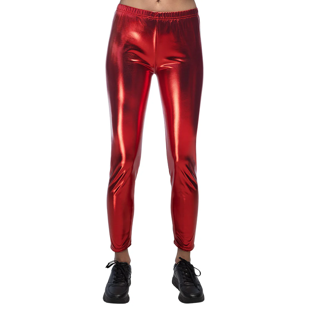Legging Metallic rood - Image 3