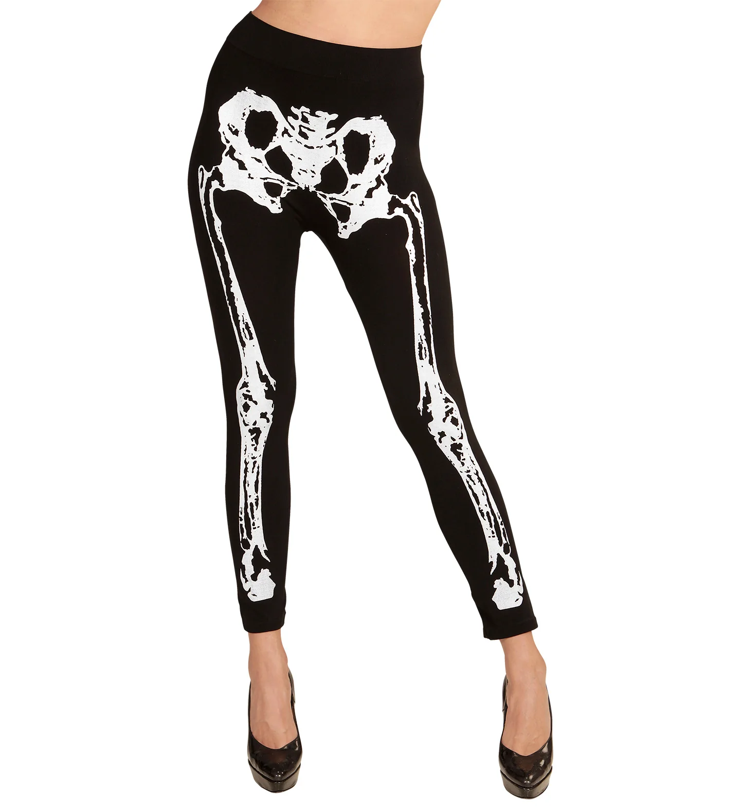 Legging skelet zwart wit - Image 2