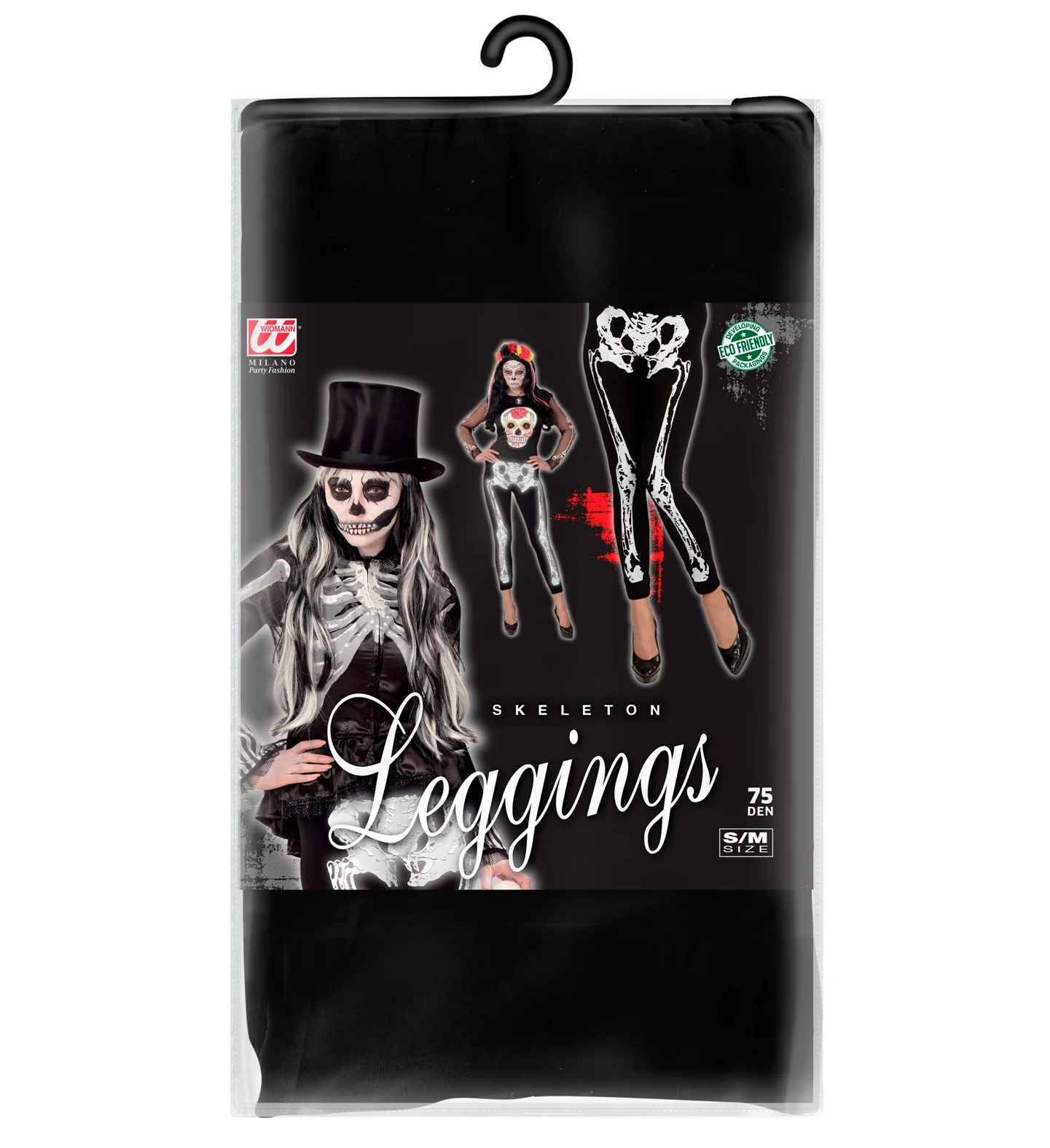 Legging skelet zwart wit - Image 5
