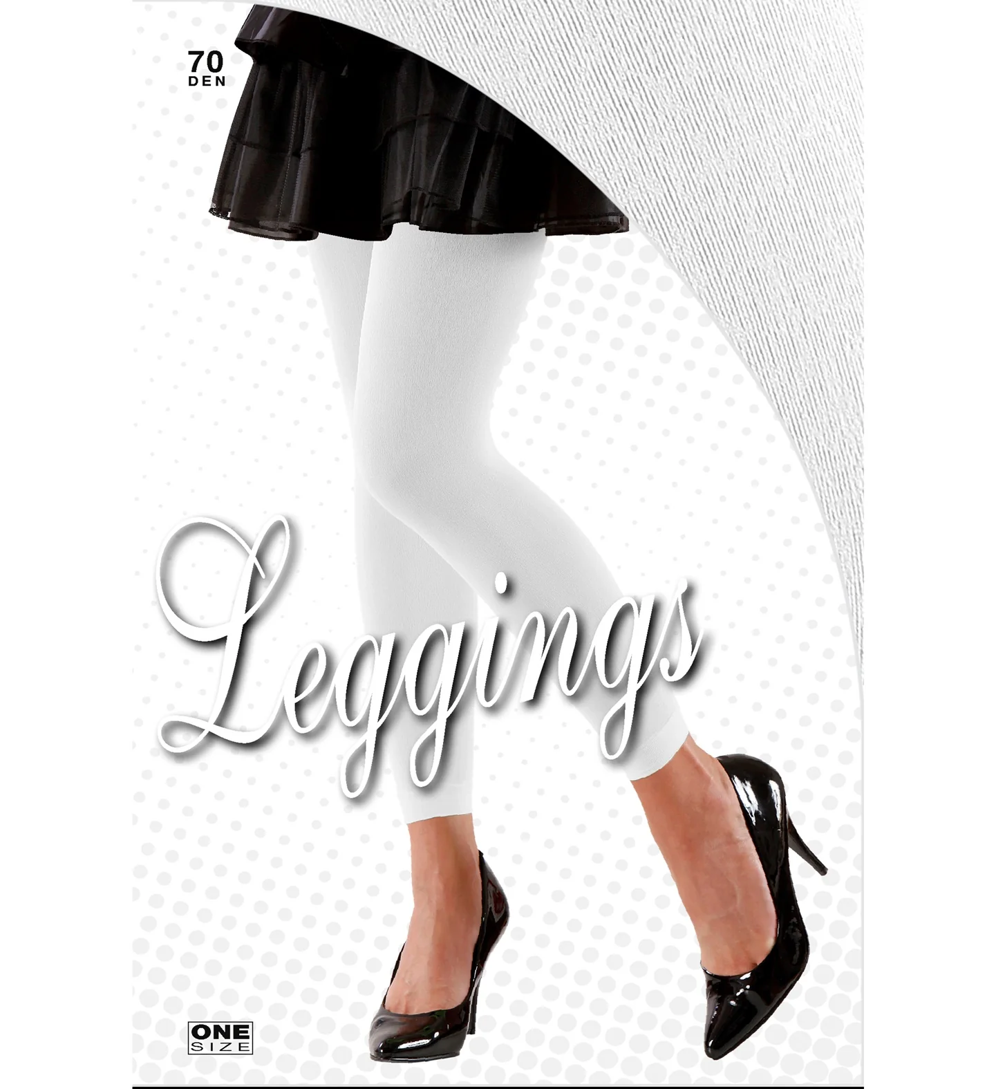 Witte legging  70 den - Image 4