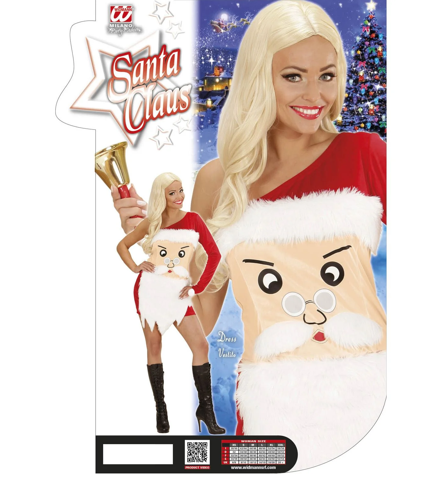 Kerstman jurkje dames - Image 4