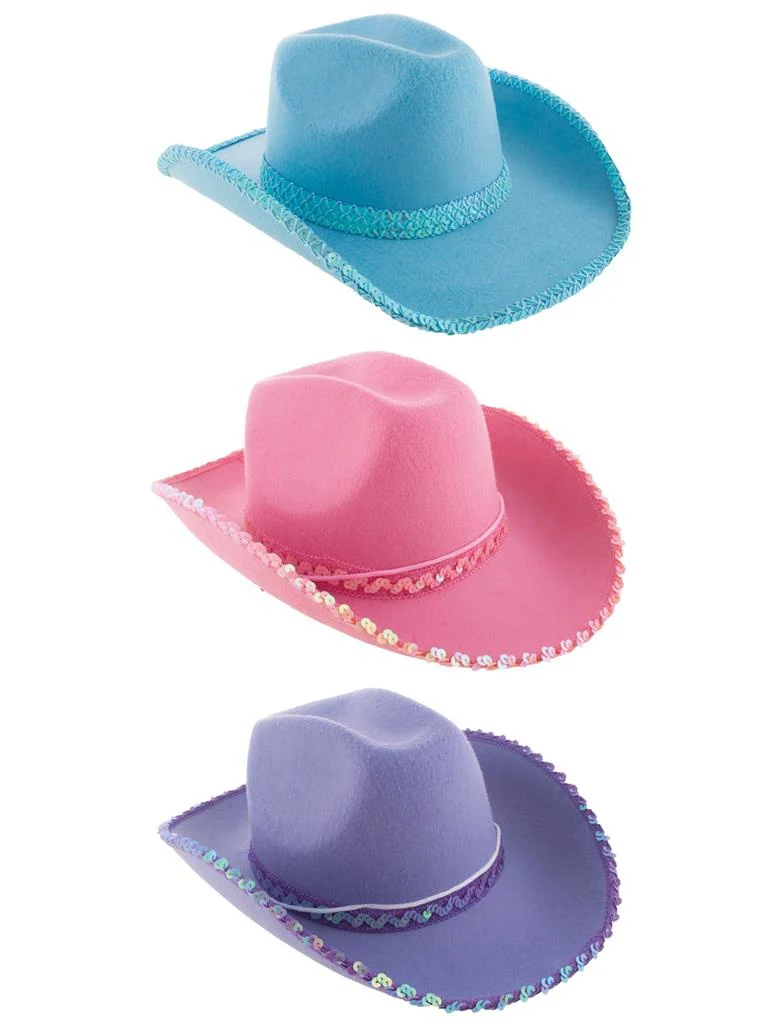 Blauwe cowgirl hoed Saar - Image 2
