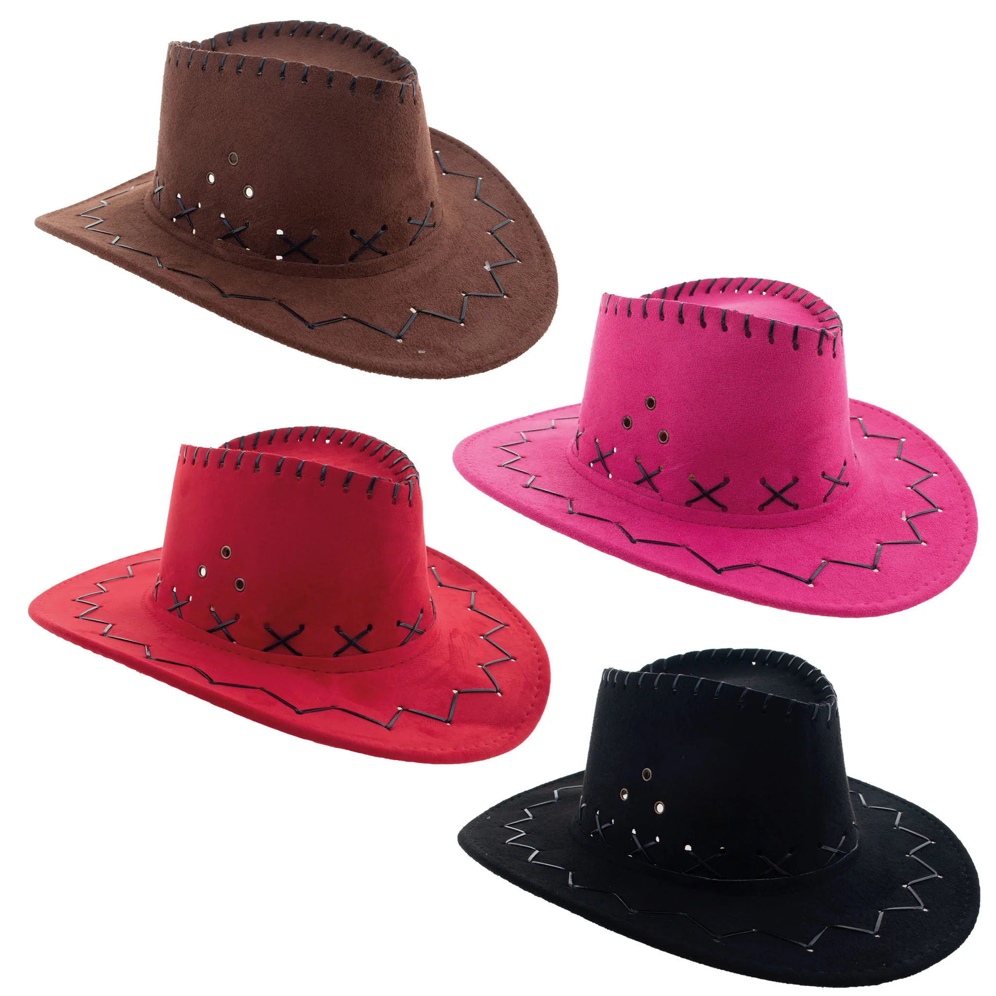 Cowboyhoed Jasmijn kind in vier kleuren