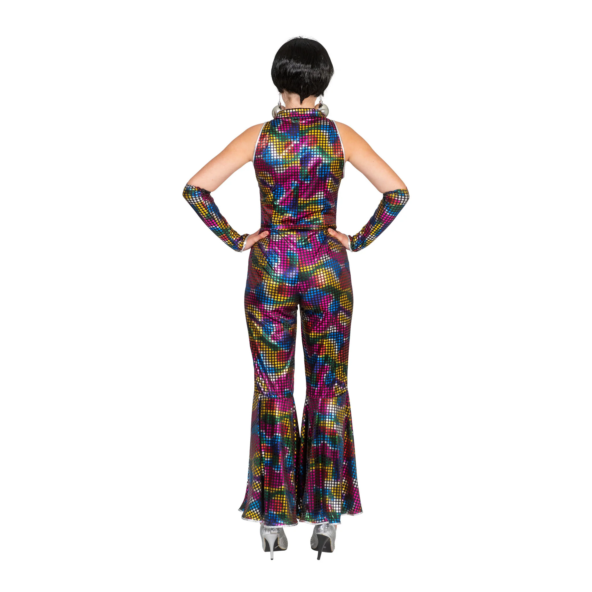 Disco Jumpsuit Amber met glitters - Image 2