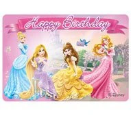Disney Princess Happy Birthday kaars