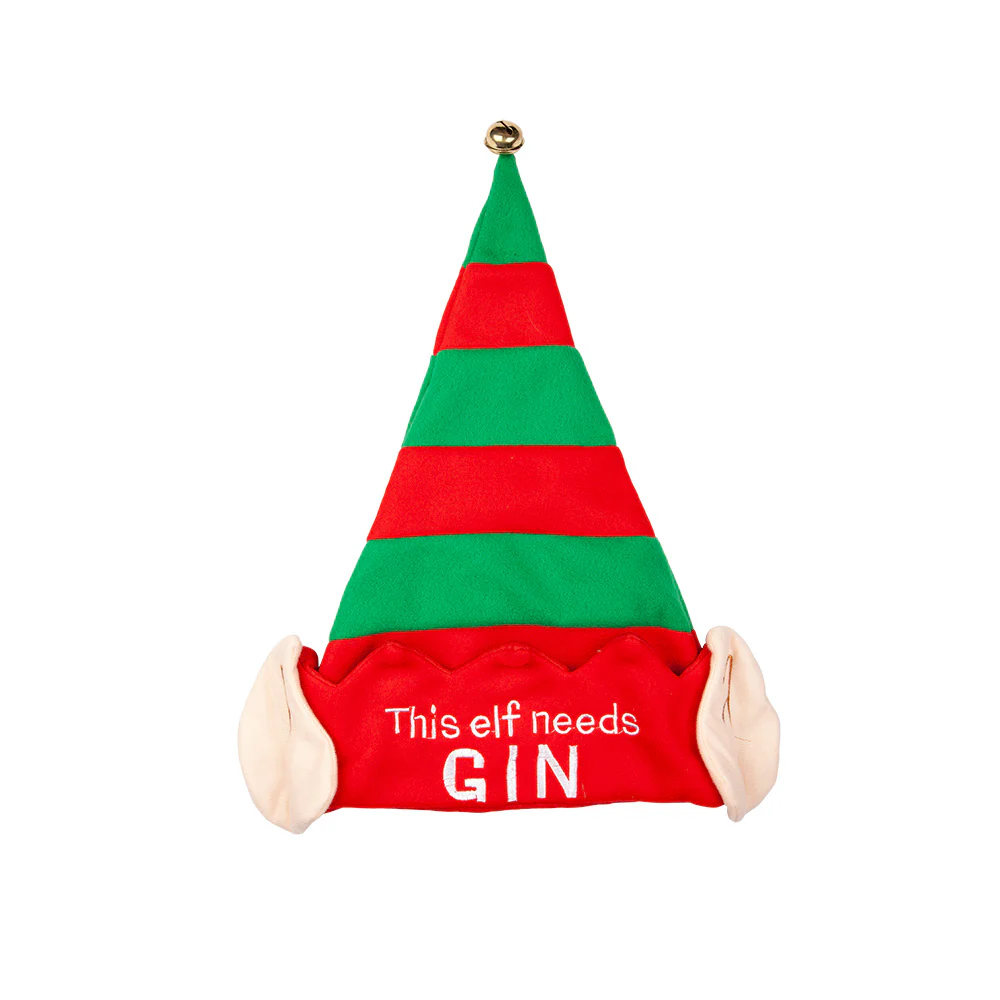 Leuke kerstmuts met tekst Deze elf heeft gin nodig - Image 2