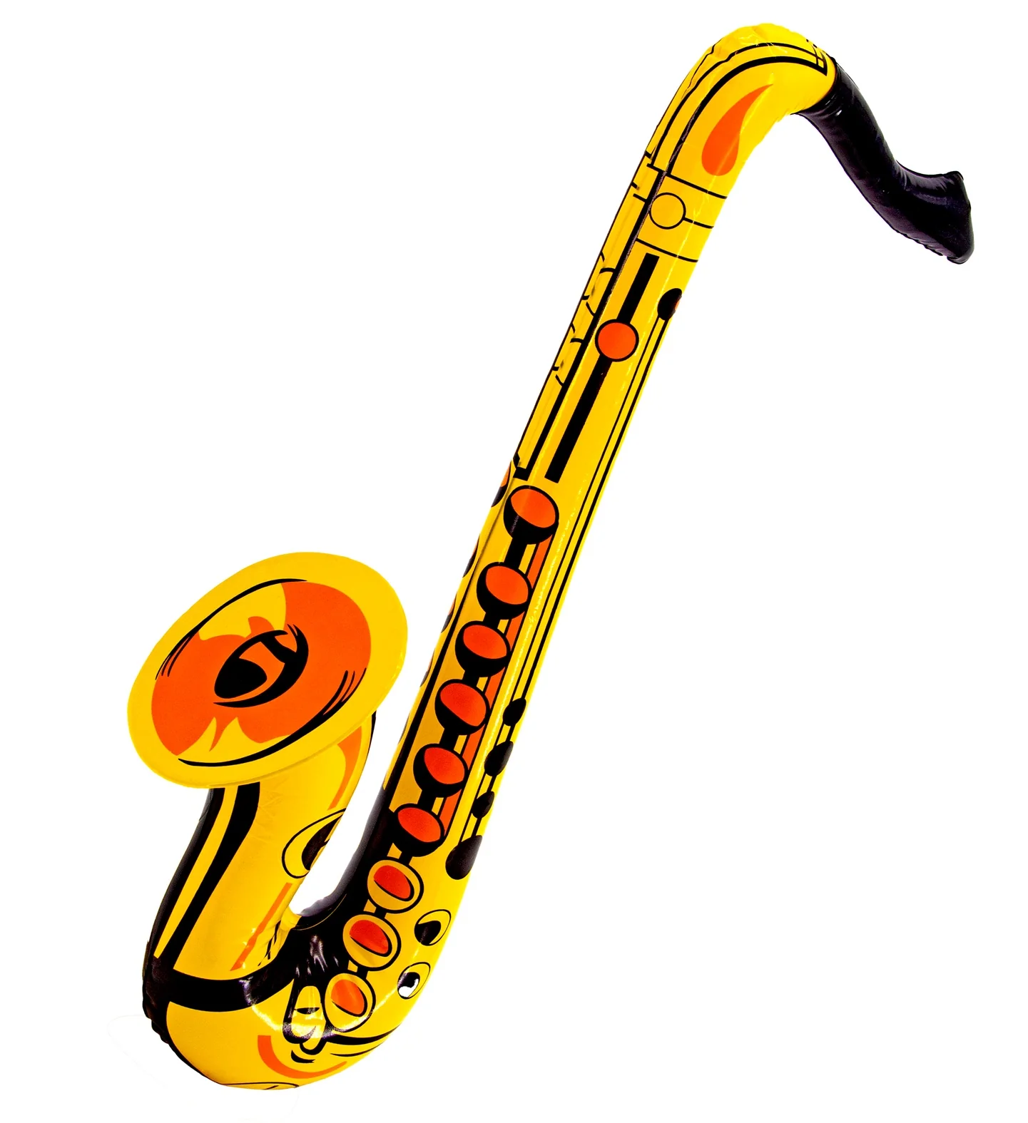 Opblaasbare saxofoon geel