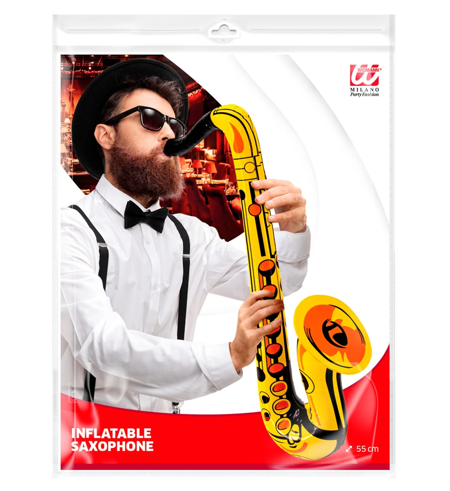 Opblaasbare saxofoon geel - Image 5