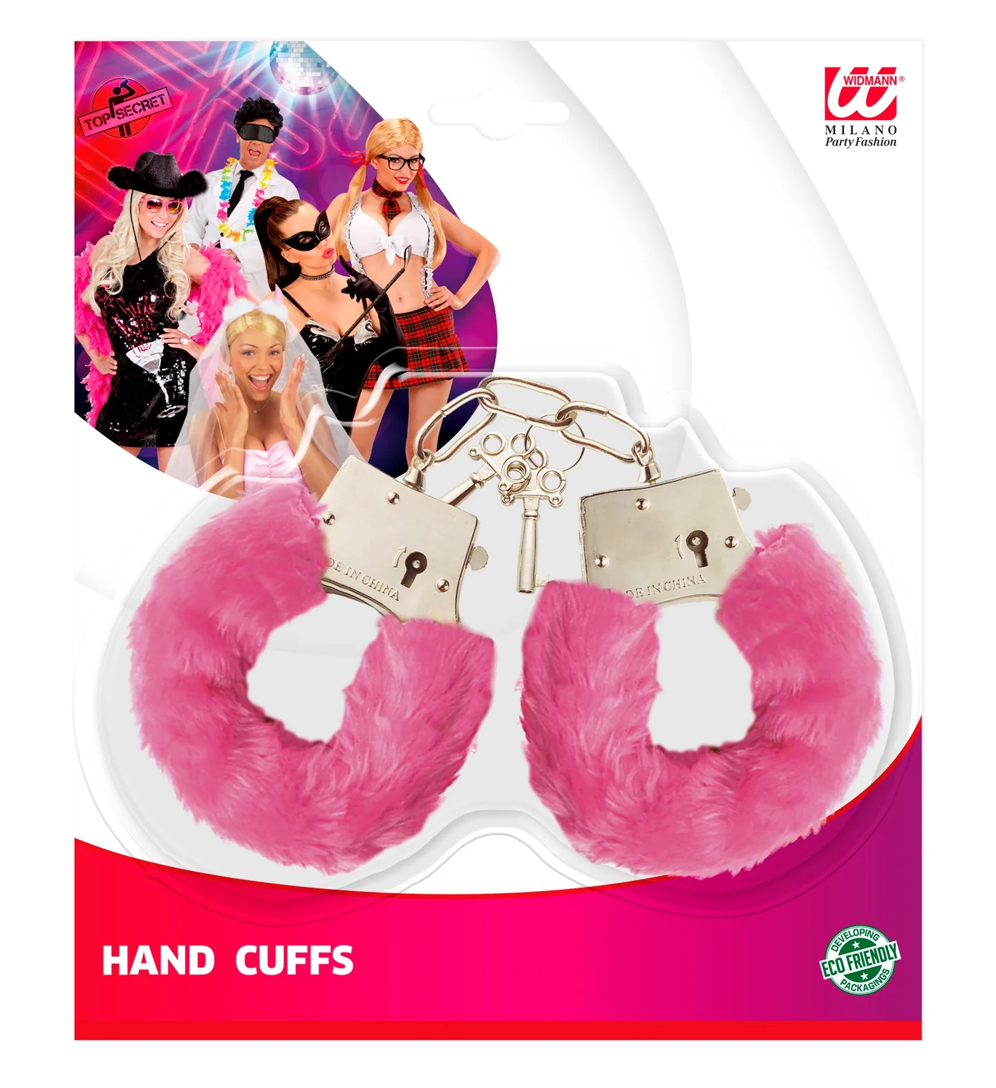 Pluche handboeien roze - Image 3