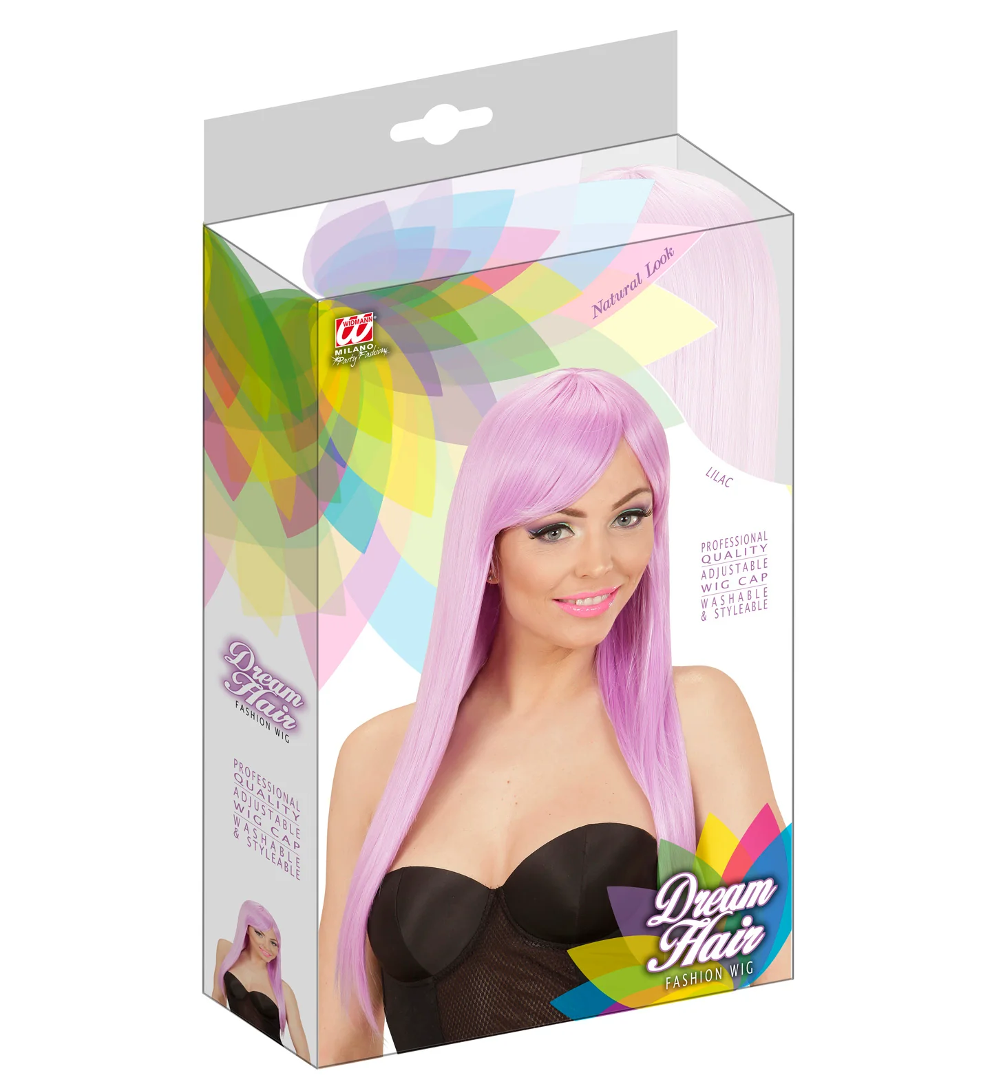 Paars/Lila fashion pruiken - Image 3