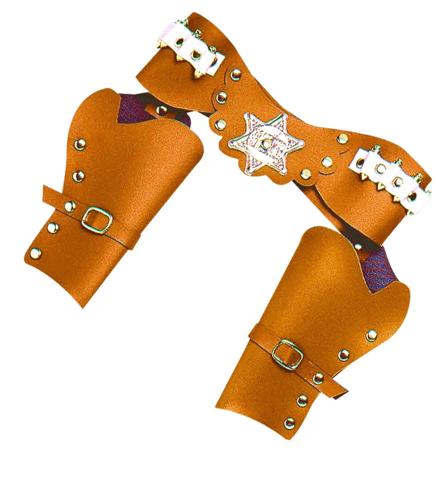 Cowboy holster bruin dubbel luxe