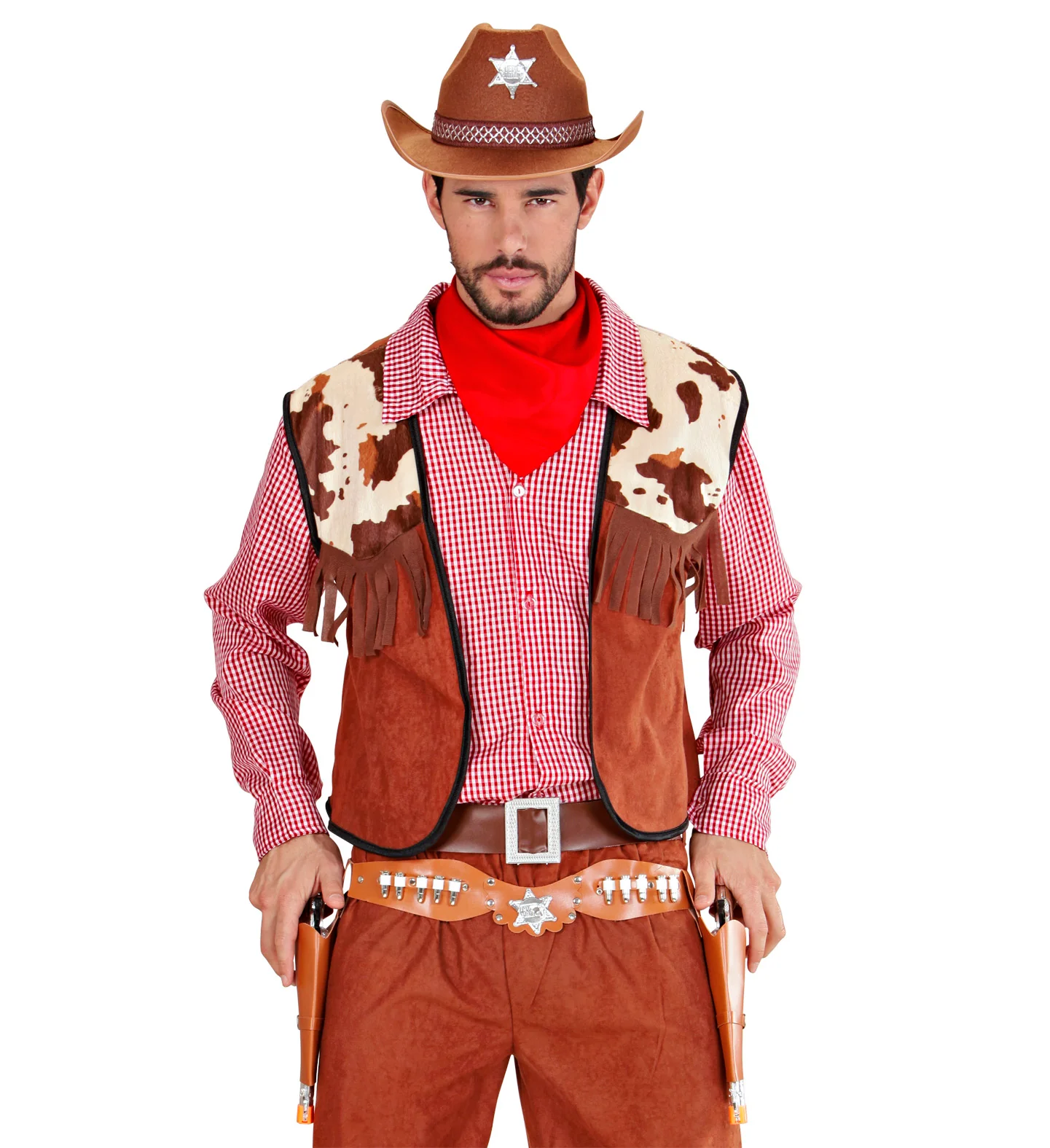 Cowboy holster bruin dubbel luxe - Image 2
