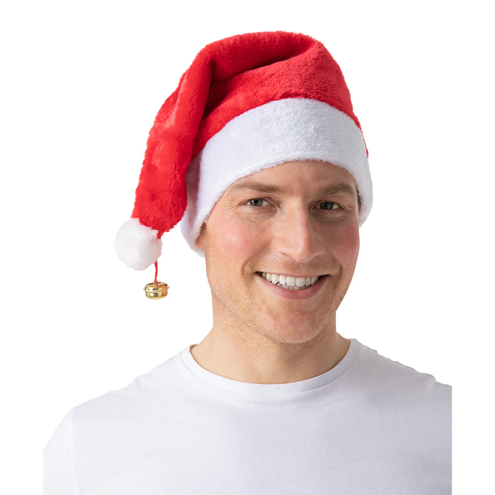 Luxe kerstmuts met belletje - Image 2