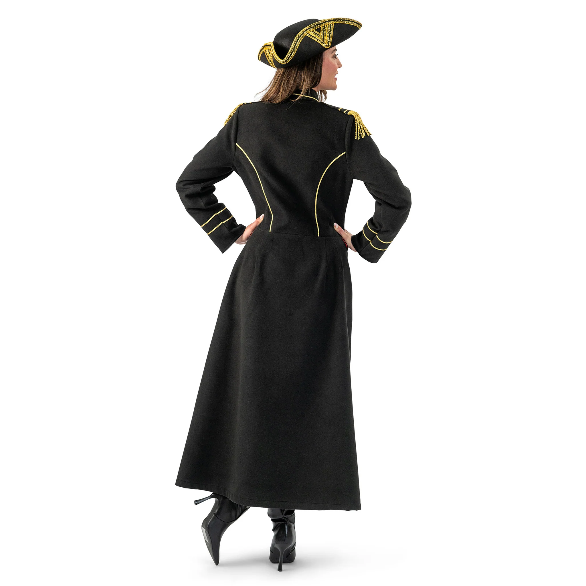Luxe piraten jas zwart dames Liv - Image 5