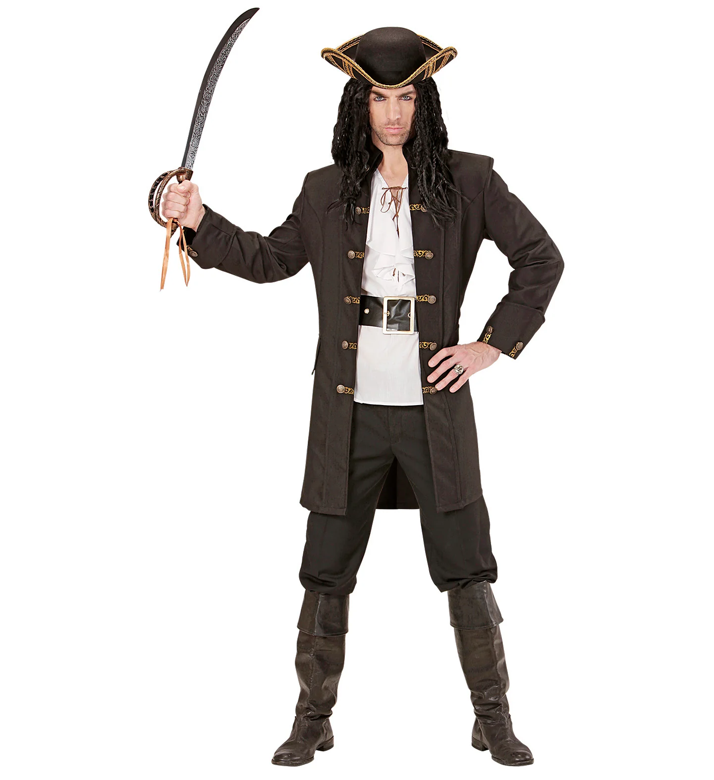 Luxe piraten of lakei jas voor party's
