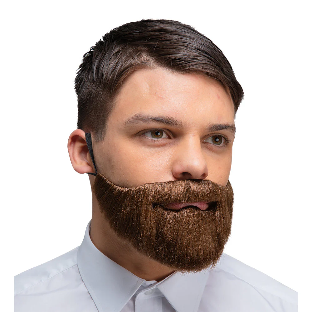Luxe realistische baard - Bruin - Image 2
