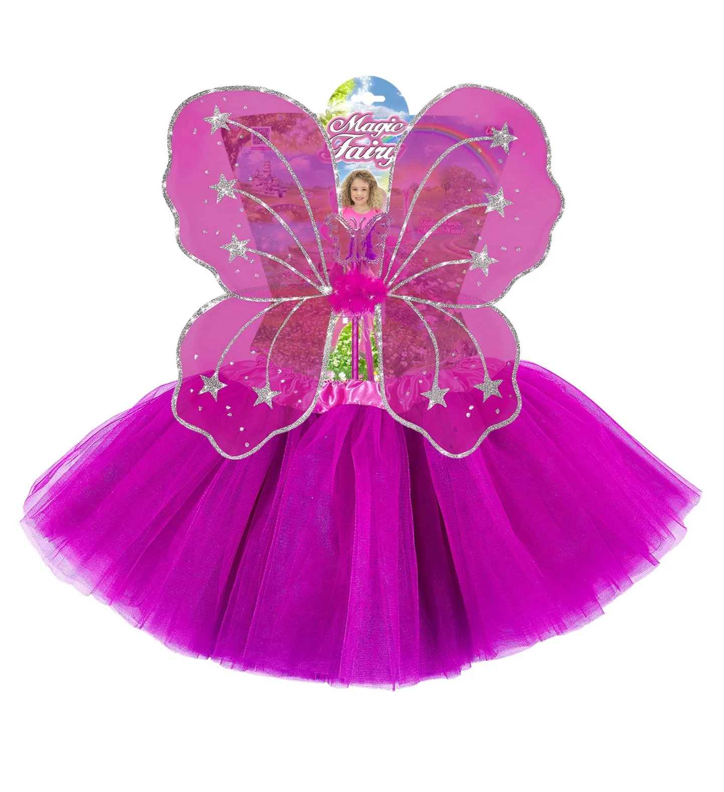 Magische fee setjes donker roze - Image 5