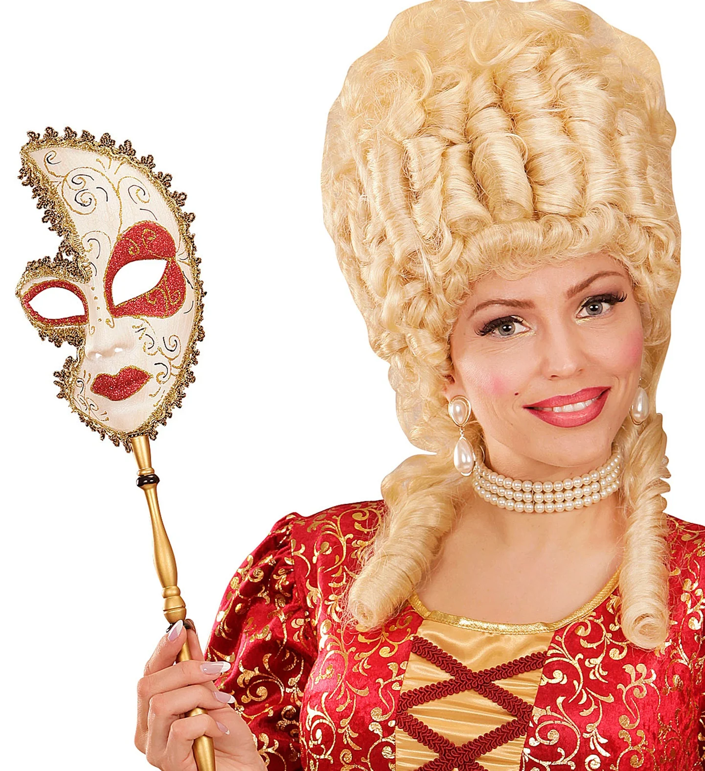 Markiezen masker op stokje - Image 2