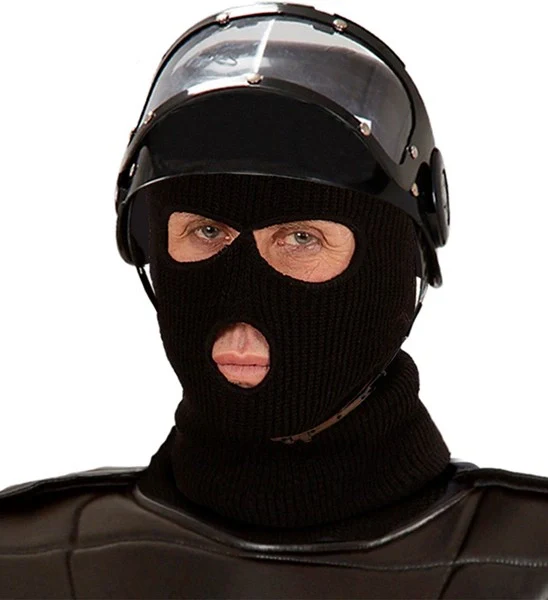 Masker balaclava zwart - Image 3