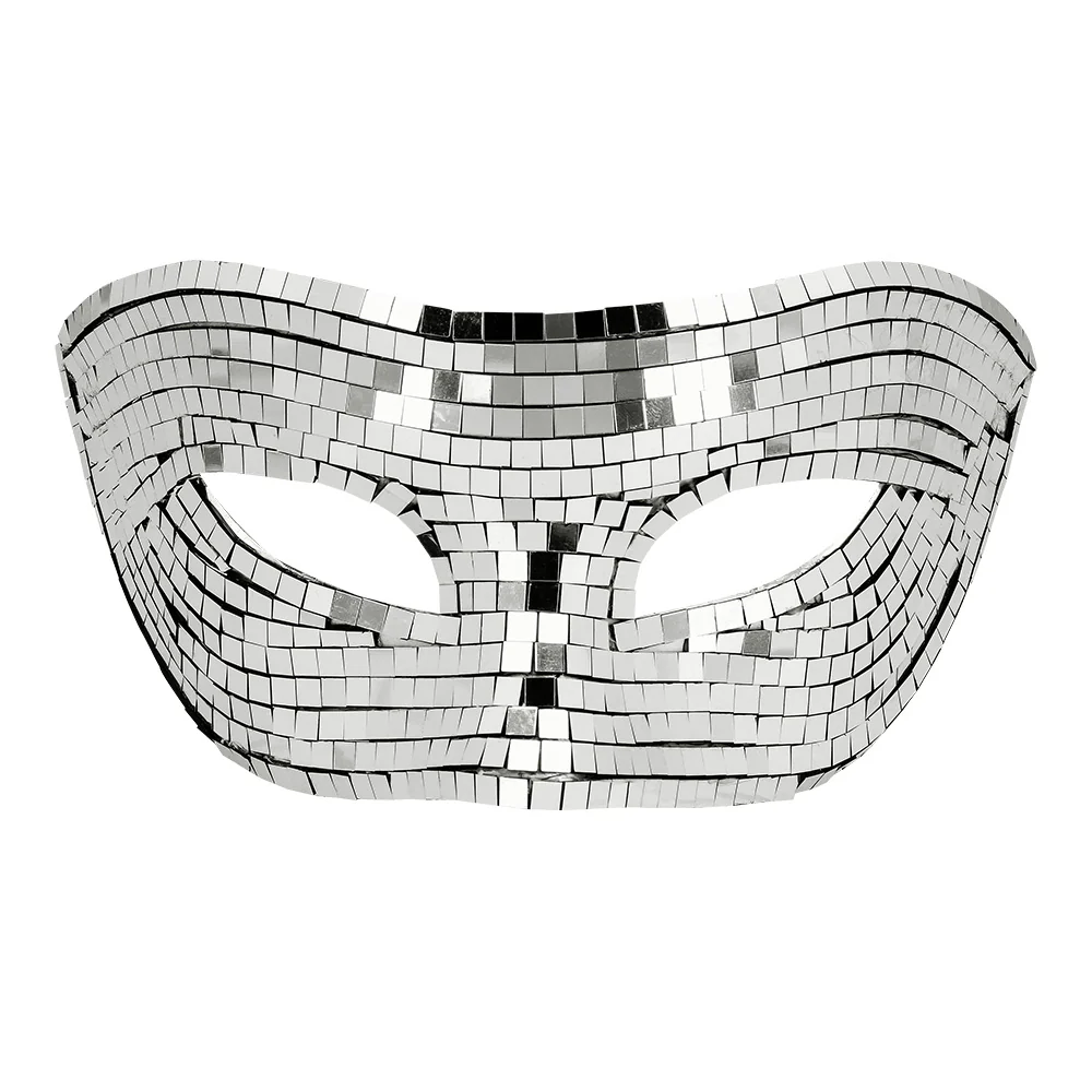 Masker Disco zilver