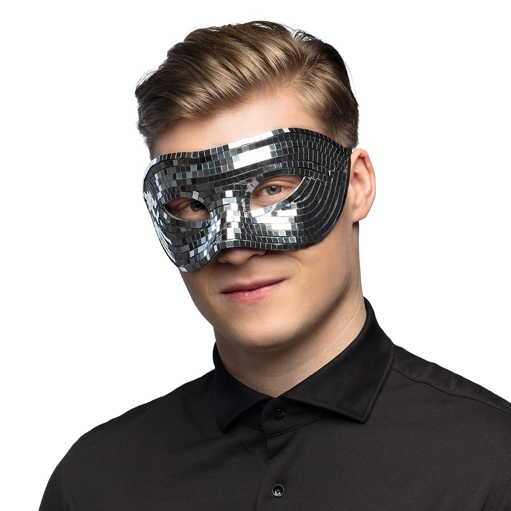 Masker Disco zilver - Image 3