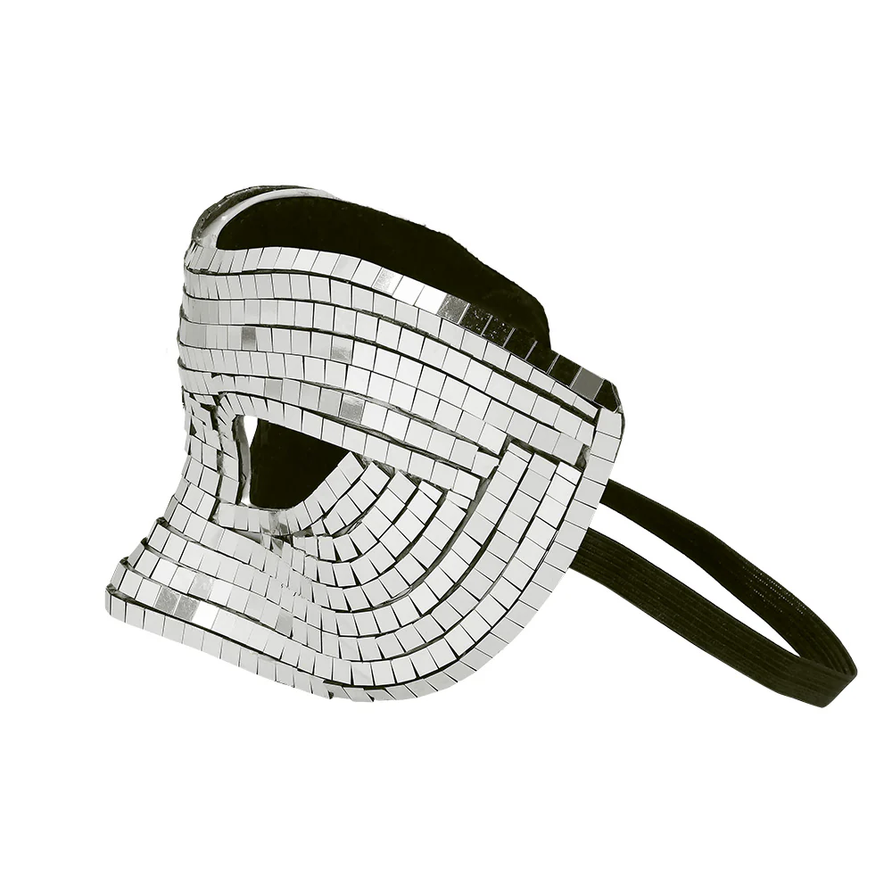 Masker Disco zilver - Image 4