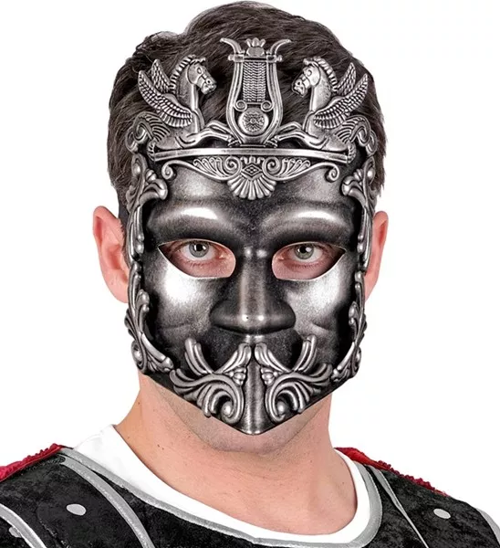 Masker grieks/romeins zilver Noah - Image 2