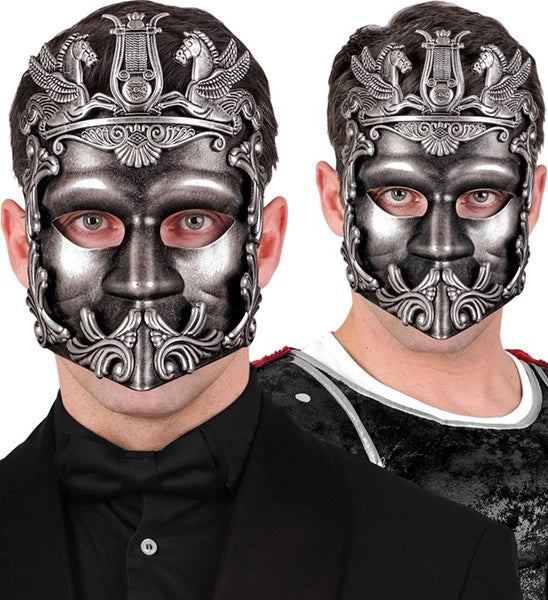 Masker grieks/romeins zilver Noah - Image 3