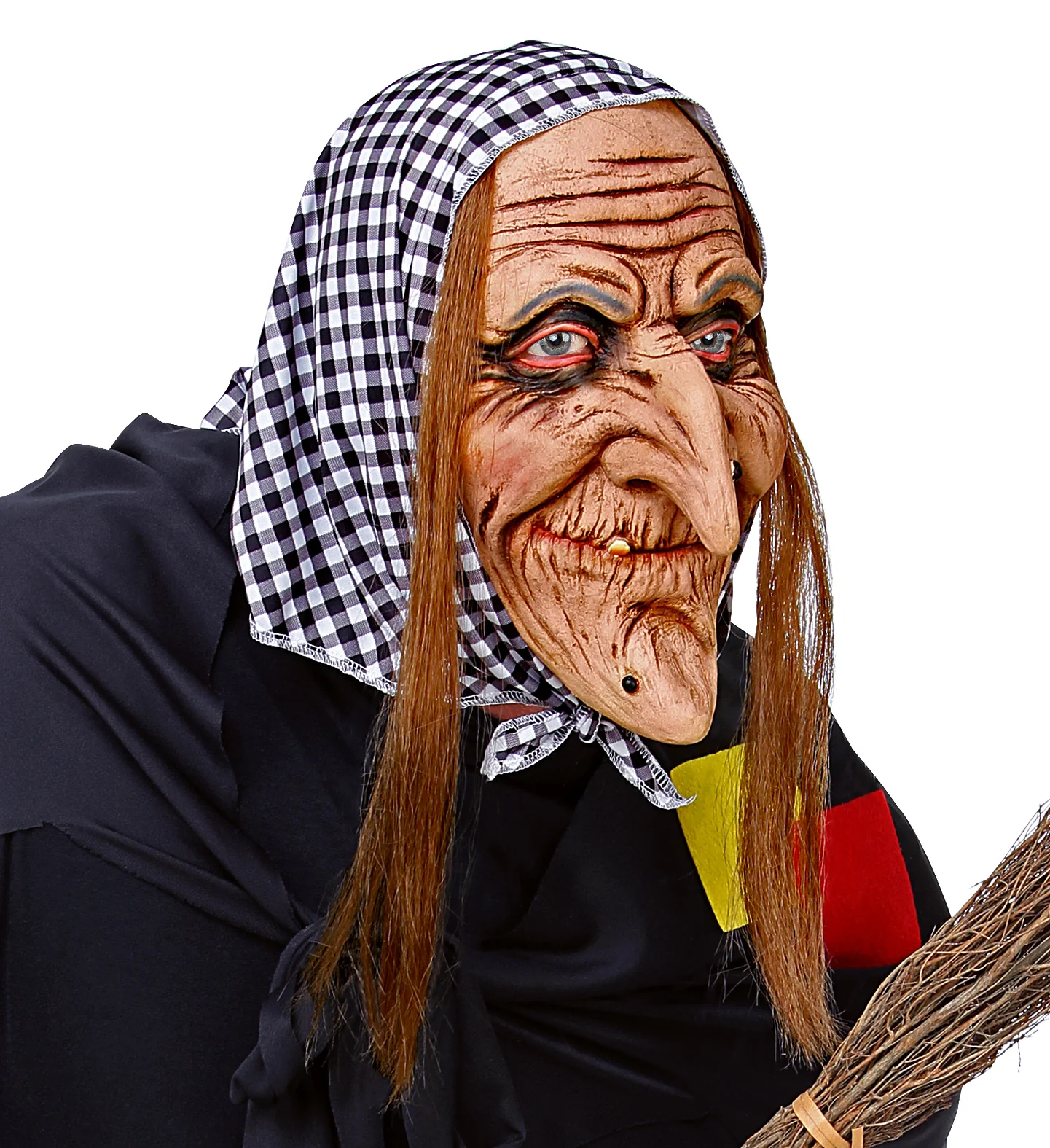 Masker heks met haar en hoofddoek - Image 2