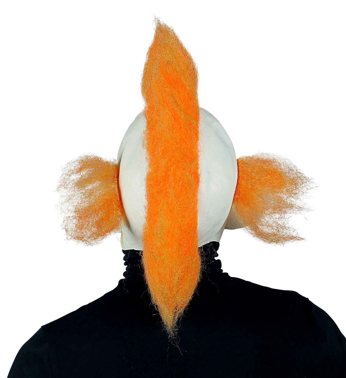 Horror clown masker oranje - Image 3