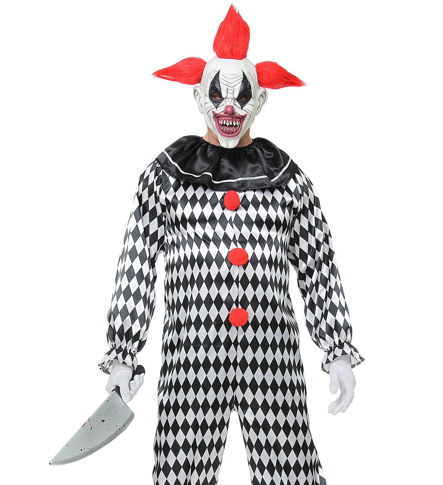 Masker horror clown Wessel met haar - Image 4