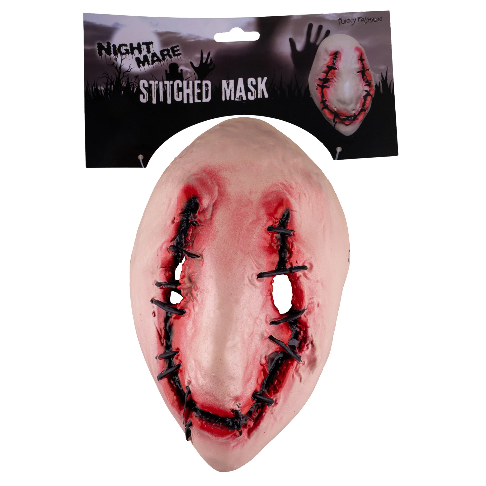 Masker met hechtingen en open wond - Image 2