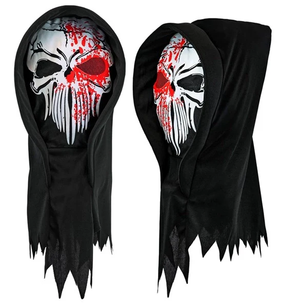 Masker met kap bloederige grim reaper Bram - Image 2