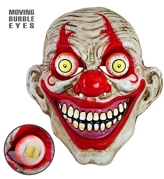 Masker met wiebelende ogen horror clown Liv - Image 3