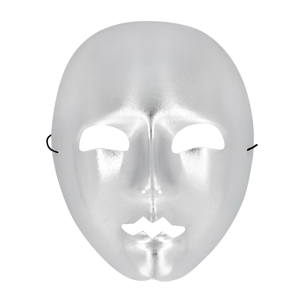 Masker Mime zilver
